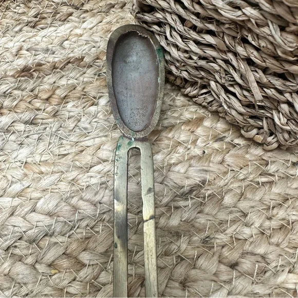 BRASS DUCK Candle Snuffer w/Wooden Handle 14” Vintage Mid-Century, Cottagecore - Picture 7 of 14